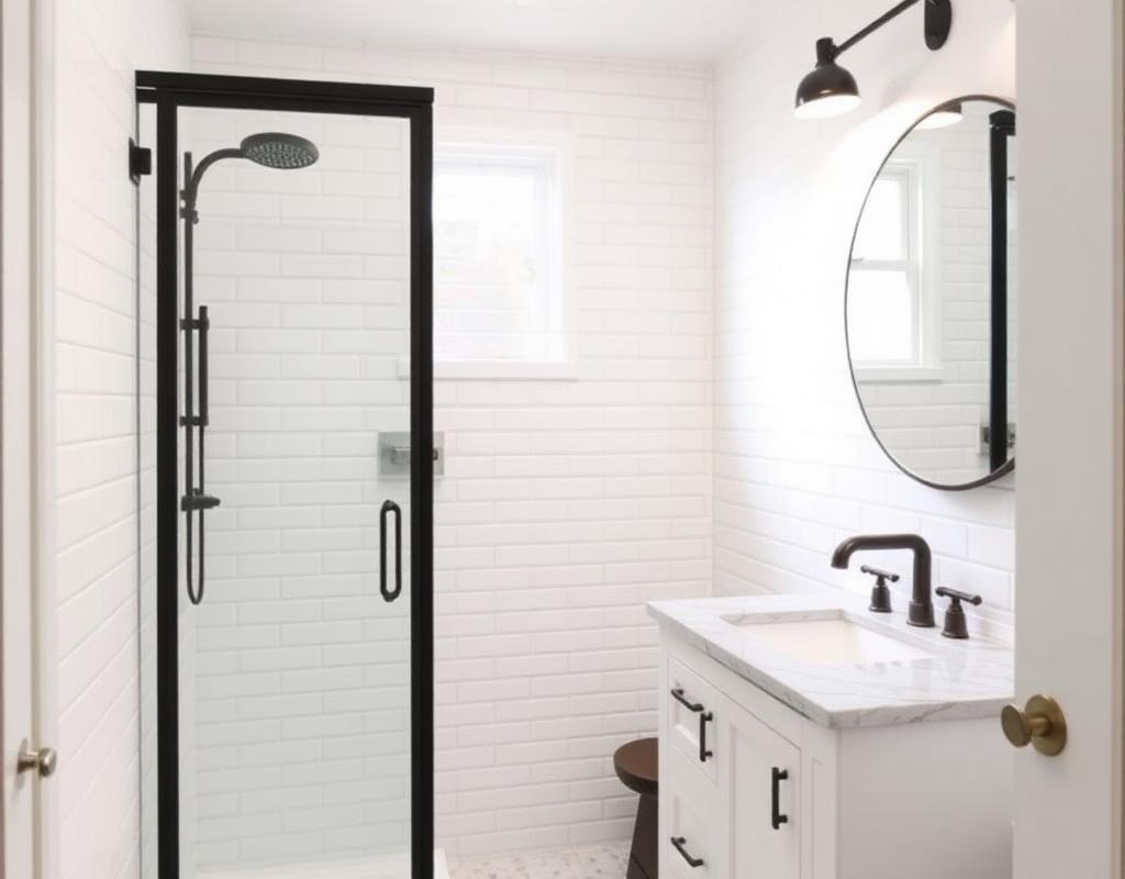 Modern guest bath